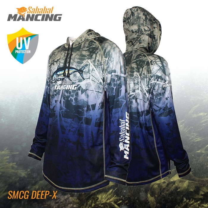 Jersey Sahabat Mancing DEEP X UV tection Hoodie
