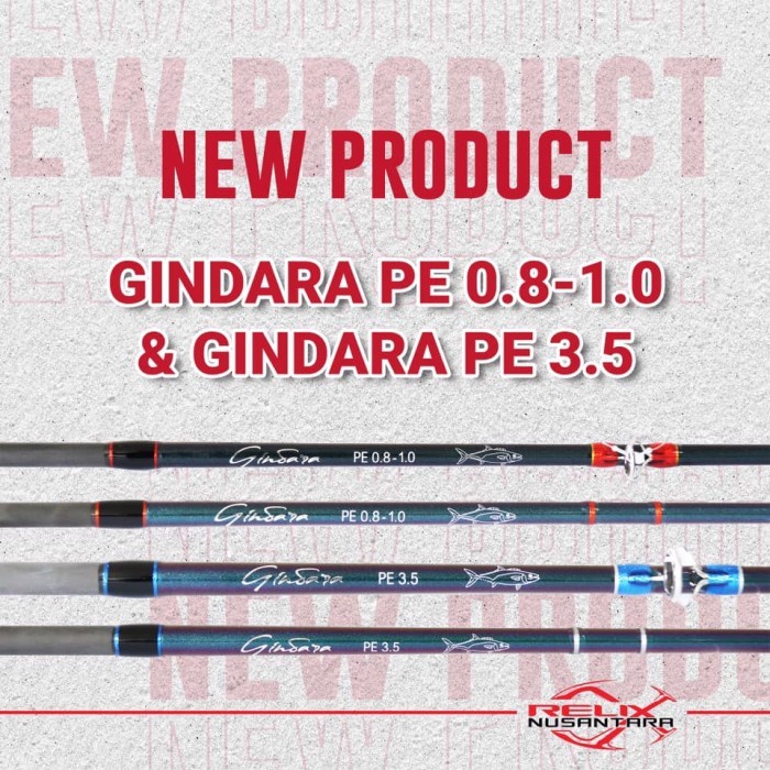Joran Relix Nusana Slow Jigging Gindara PE 0.8 dan PE 3.5 OH