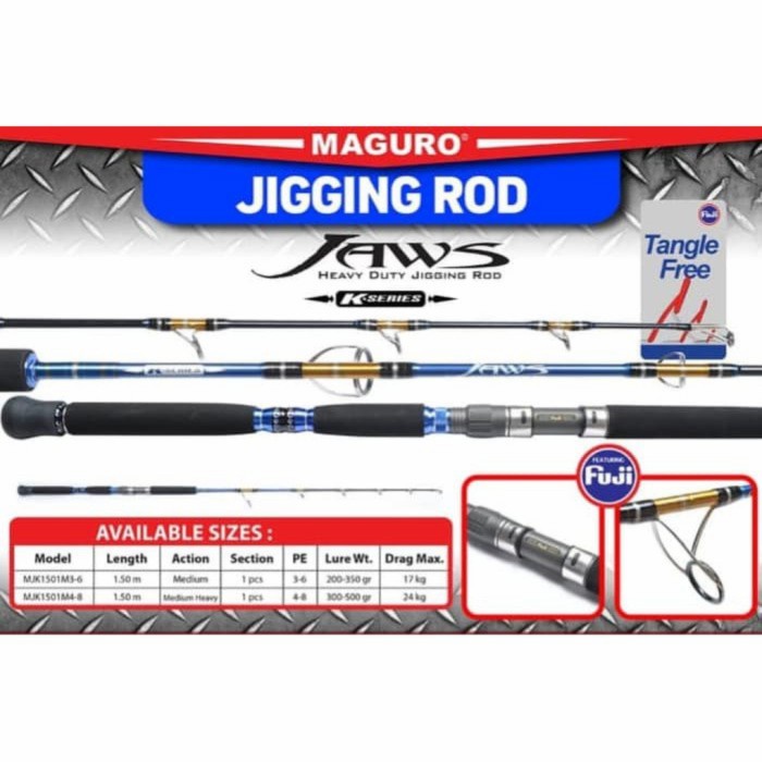 ROD JIGGING MAGURO JAWS PE 4-8