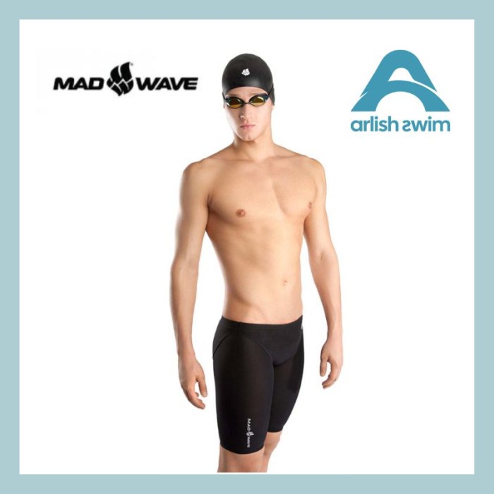 Madwave Bodyshell Jammer Mens - Black / Celana Renang Carbon