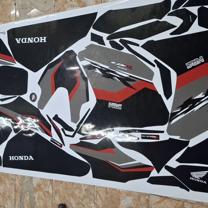 Decal Sticker Honda CBR250RR Black HRC Motoblast