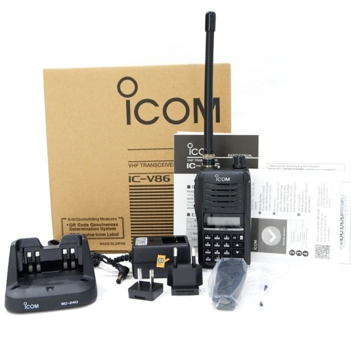 NEW ICOM V86 ICV86 HT ICOM V86 V-86 walkie talkie icom v 86 v86 7 watt + Free Headset