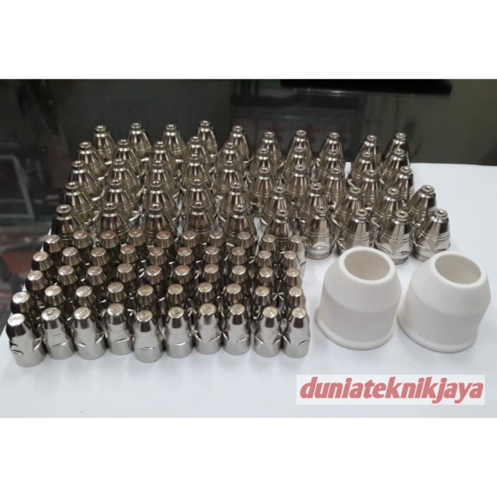 50Pcs Nozzle Mata Tip Cut 100 Plasma P80 / P 80 +50Pcs Electrode P 80