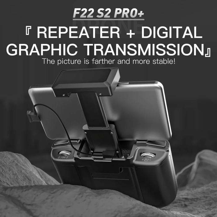 DRONE GPS SJRC F22 S2 PRO+ 6KM 2-AXIS GIMBAL 4K KAMERA RC QUADCOPTER