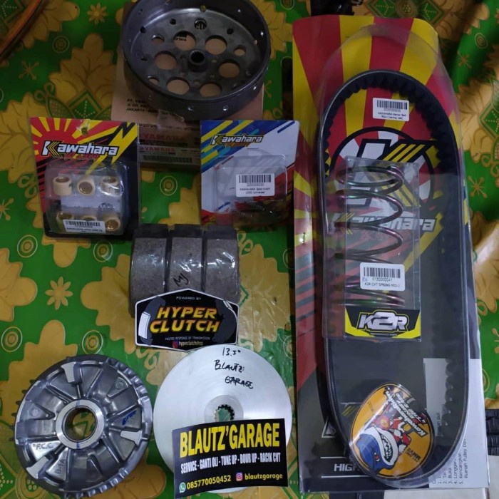 Paket Upgrade Cvt Mio J, Mio Gt, Soul Gt 115, Xride115, Fino Fi 115