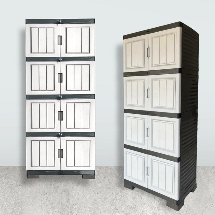 Garansi 100% / Sincana Kayu Standard - Lemari Plastik 4 Susun