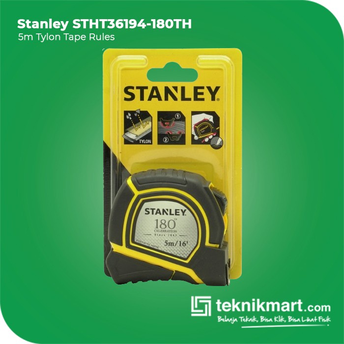 Stanley Tylon Tape Rules / Meteran Manual 5M Stht36194-180Th