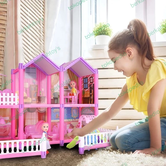 Mainan Rumah Barbie / Castiel Barbie Set Lengkap Best Seller