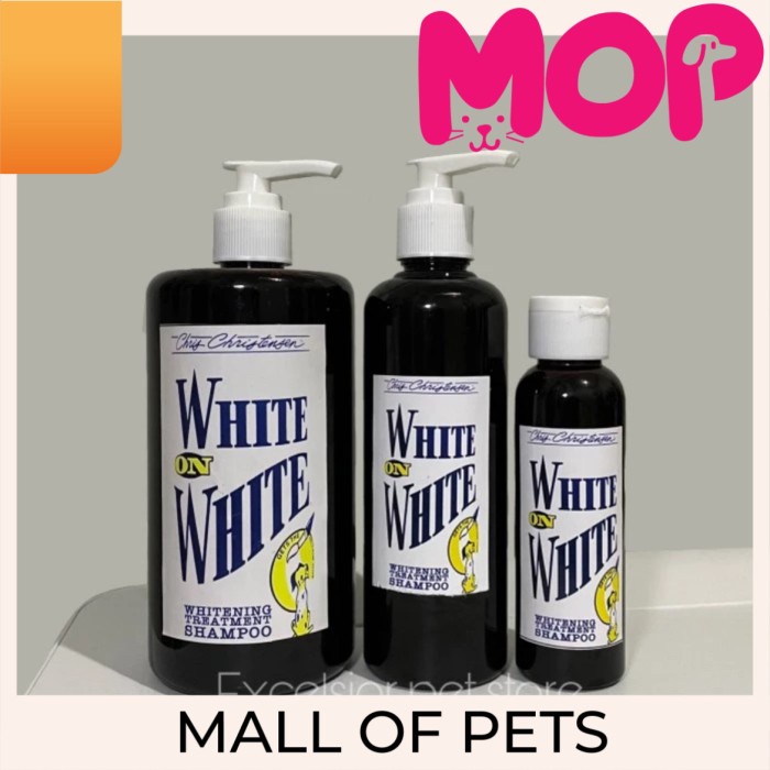 Chris Christensen White on White Dog Shampoo Anjing