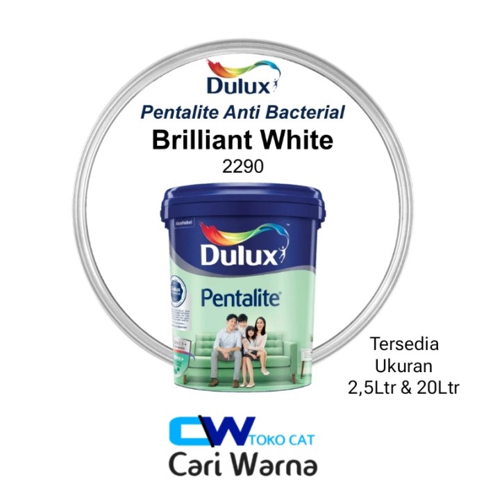 DULUX Pentalite Antibac 2290 Brilliant White 20Ltr
