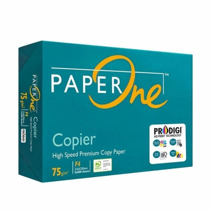 

Produk Viral Kertas Hvs Paper One F4 75Gsm /Box Packing Aman