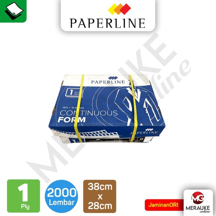 

Promo Continuous Form Besar Paperline 1 Ply B1 Putih (2000 Lembar Per Box) Cod