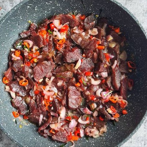 

3S Corner - Sei sapi daging asap khas Lamalera Kupang bekal camping TERMURAH