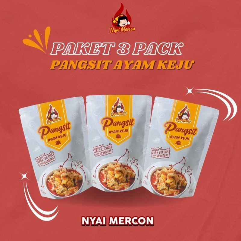 

PAKET BUNDLING PANGSIT AYAM KEJU NYAI MERCON