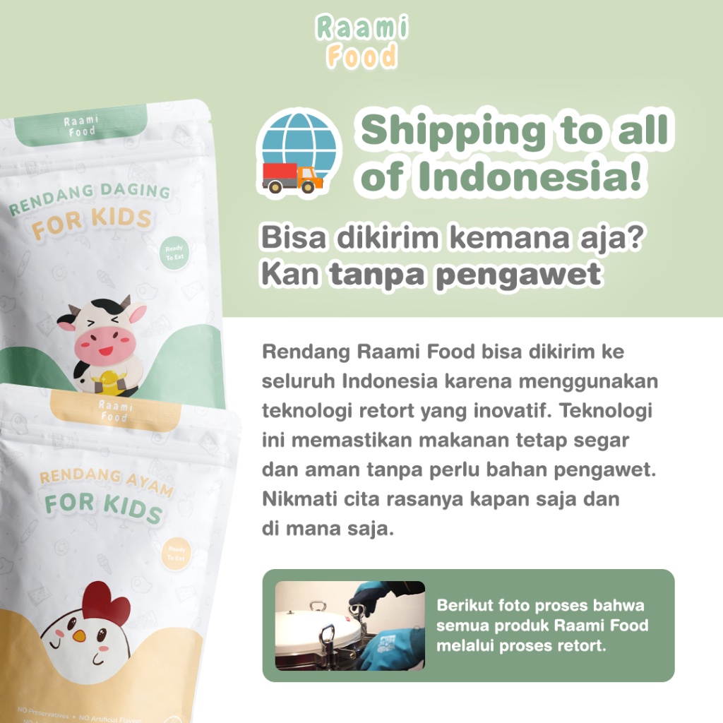 

Raami Food - Rendang Daging Sapi Suwir TIDAK PEDAS NO MSG