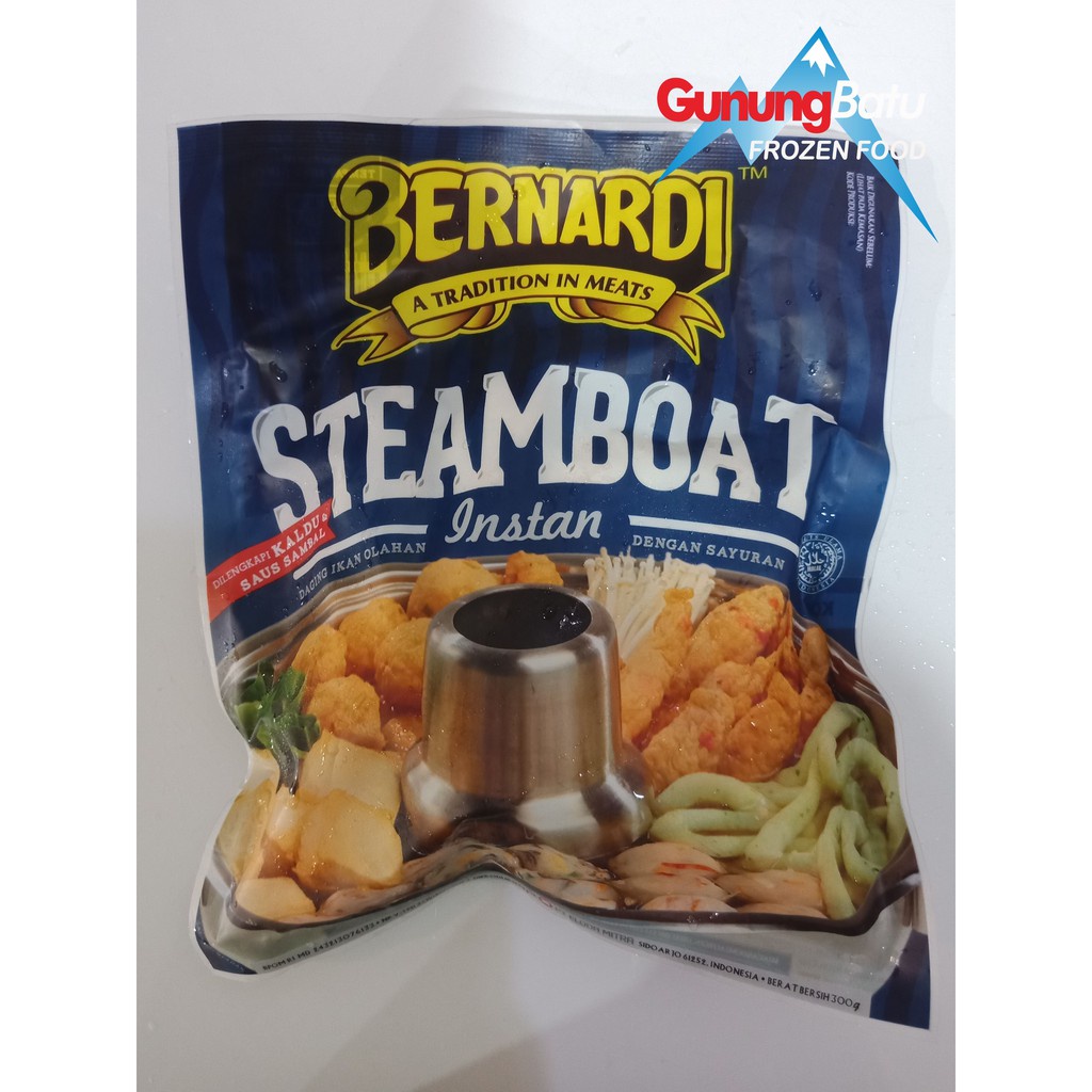 

BERNARDI STEAMBOAT INSTAN 150GRAM/300GRAM