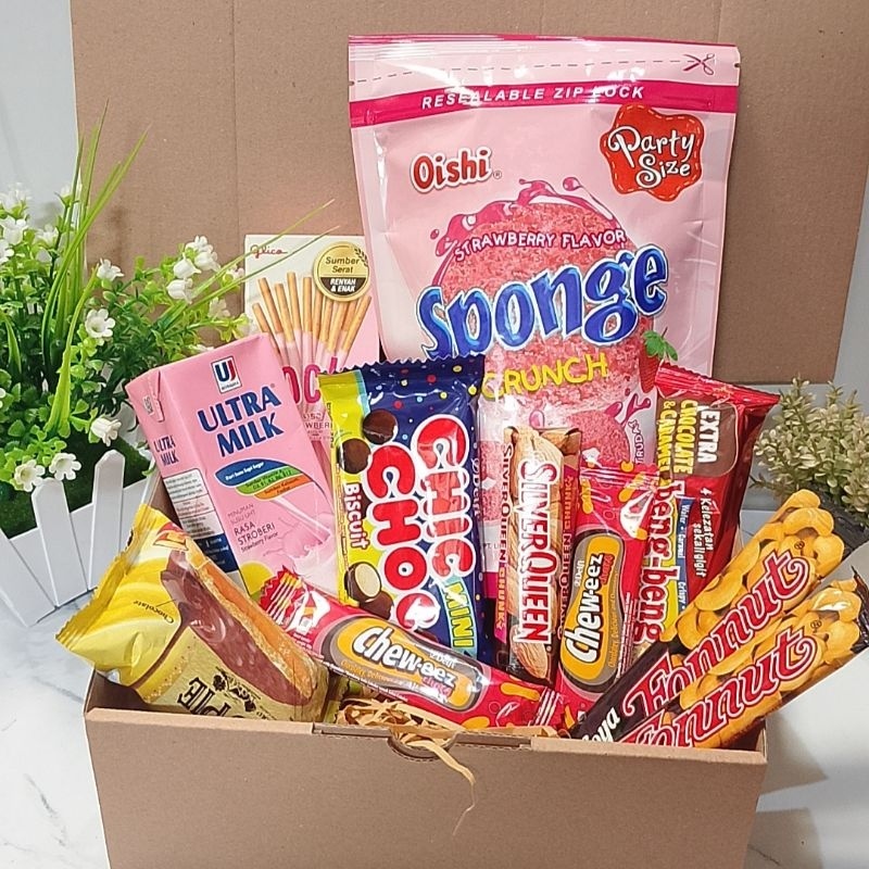 

Hampers coklat snack box hadiah ulang tahun hari guru valentine graduation kelulusan anniversary