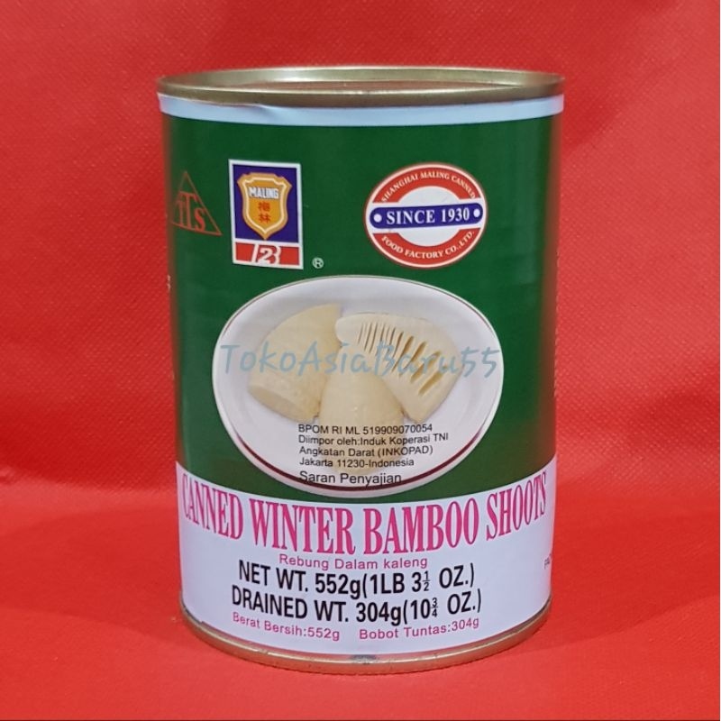 

Bamboo rebung kaleng 552gr winter bamboo shoots Maling, rebung kaleng