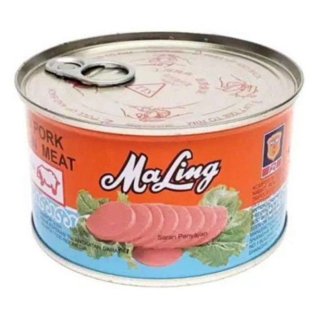 

MA LING LUNCHEON PORK 170 GRAM TTS CANNED / DAGING HAM BABI MALING KALENG