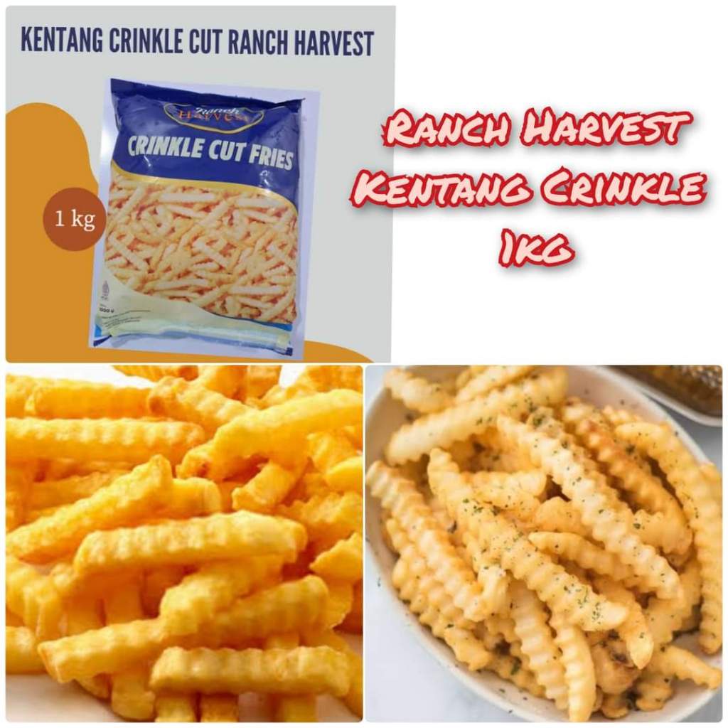 

Kentang Goreng Ranch Harvest Crinkle 1 kg