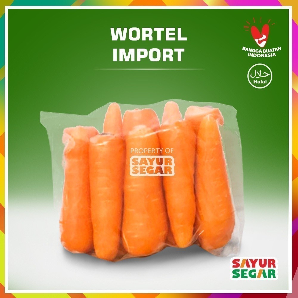 

WORTEL IMPORT / BERASTAGI 1KG PREMIUM
