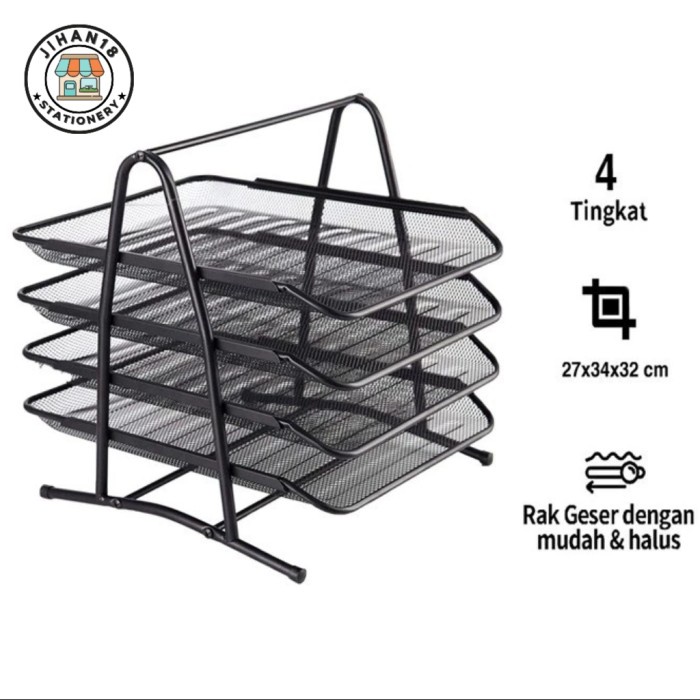 

Rak 4 Susun meja / Dokumen Tray File 4 Susun DiskonJual MurahHarga DiskonObral