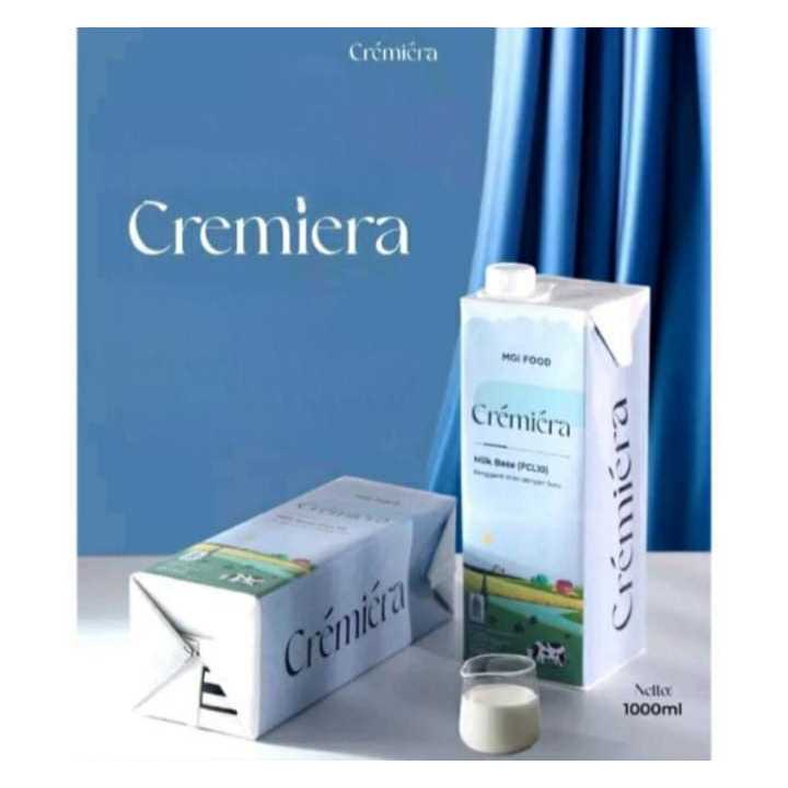 

CREMIERA krim milk base diary creamer 1 liter susu krimer pengganti santan kopi UHT milk tea gurih