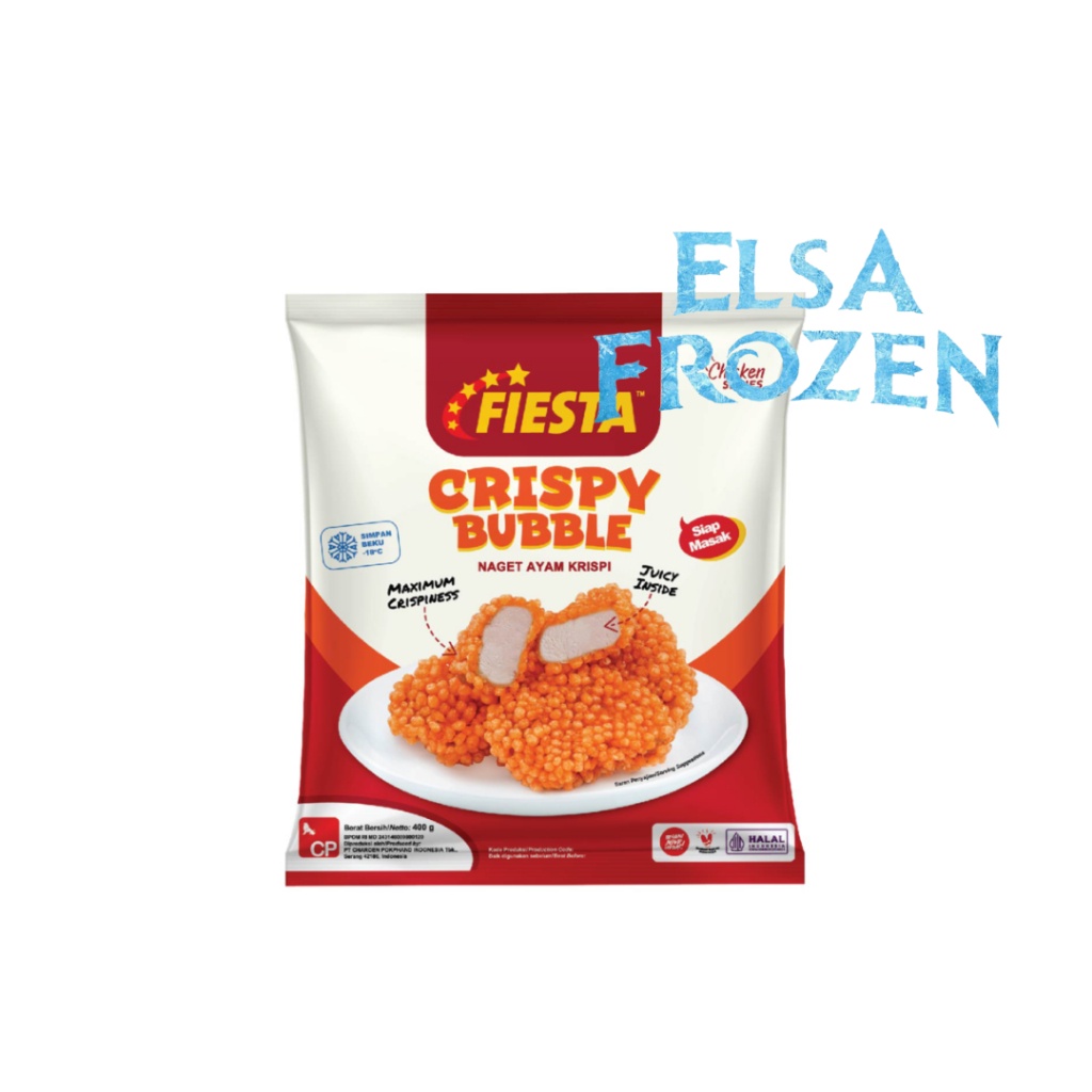 

FIESTA CRISPY BUBBLE 400GR - NAGET AYAM KRISPI