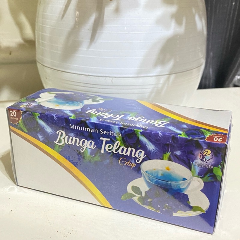 

Teh Bunga Telang isi 20 kantong