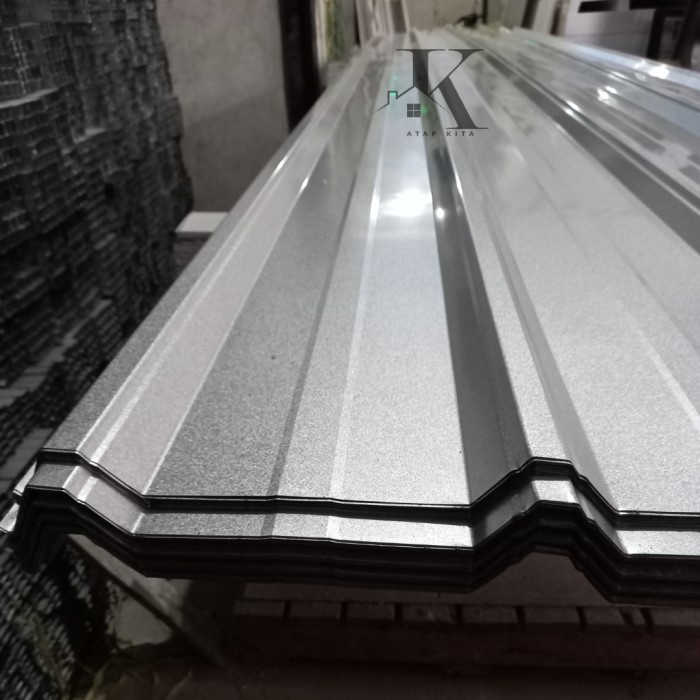 JJyoi- Spandek Gelombang 0,4 mm x 6 m / Atap Metal / Galvalum / Atap Spandek