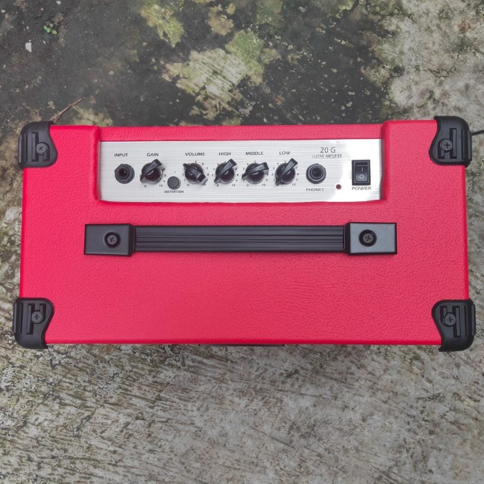 AMPLI GITAR ELEKTRIK AMTECH 20G CLEAN & DISTORTION 6 INCH 20 WATT