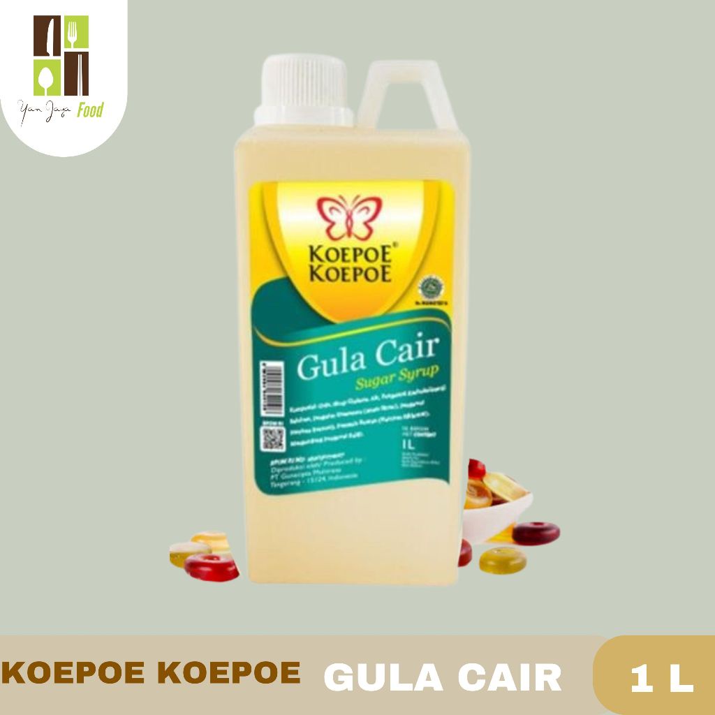 

Koepoe Koepoe / Kupu Kupu Gula Cair / Sugar Syrup / Sirup Fruktosa Kemasan 1 Liter
