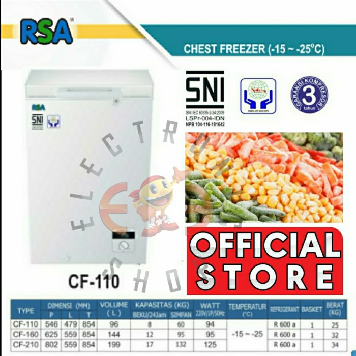 Rsa Cf 110 Chest Freezer - Cf110