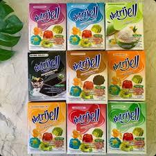 

JELLY POWDER NUTRIJEL AGAR PUDING KEMASAN JELI NUTRIJELL BUBUK RASA BUAH JERUK ANGGUR STRAWBERRY