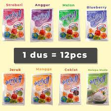 

NUTRIJELL BOX AGAR PUDING JELI POWDER BUBUK JELLY RASA STRAWBERRY JERUK LECI ANGGUR BAHAN BAKING