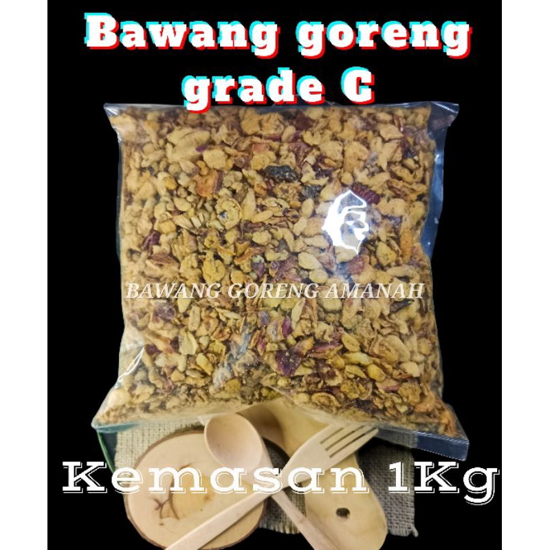 

Bawang Goreng merah grade c kemasan 1 kg enak TERMURAH