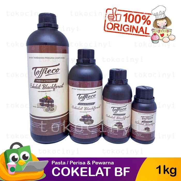 

Toffieco Pasta Perisa & Pewarna - Coklat Black Forest 1kg