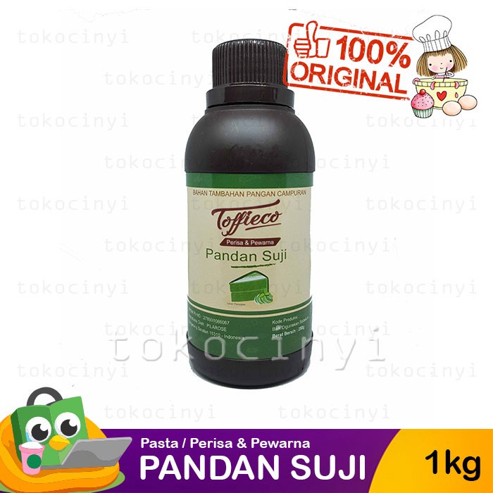 

Toffieco Pasta Perisa & Pewarna - Pandan Suji 1 kg