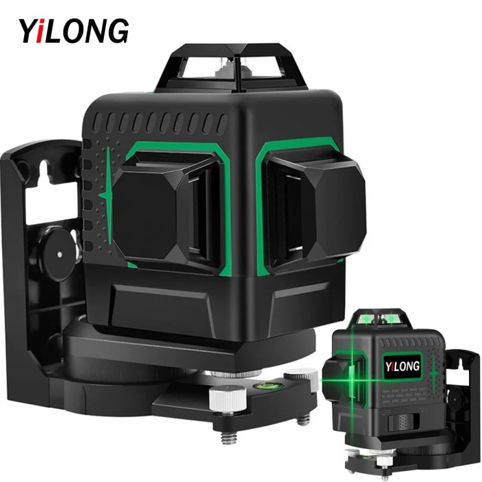 12 Lines Laser Level 360 Green 3D Laser Level Self-Balancing with