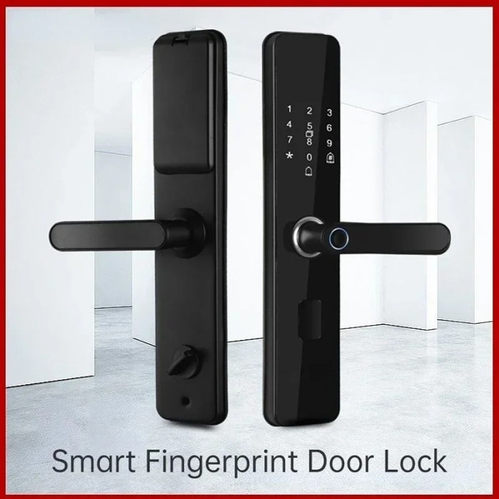 Smart Fingerprint Electronic Door Lock With Biometric Fingerprint /
