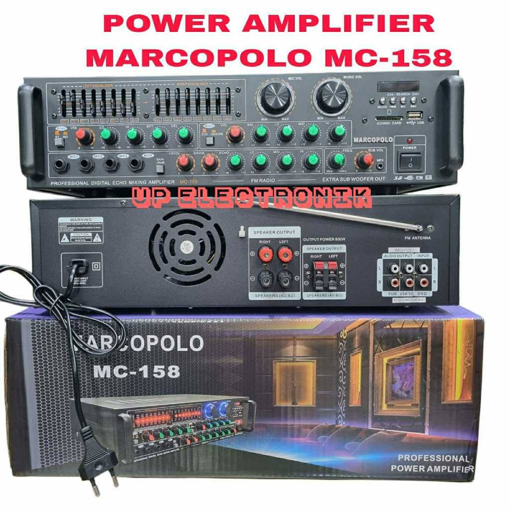 Power Amplifier Marcopolo MC 158 New Bluetooth