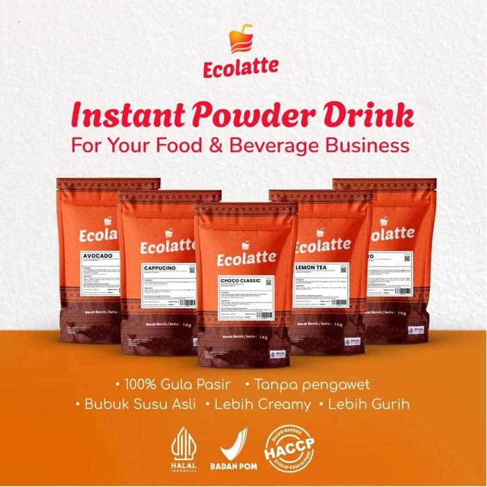 

Ecolatte Tiramisu 1Kg Bubuk Serbuk Minuman Powder Drink Kopi Tiramisu Aneka Rasa Instan Murah Untuk