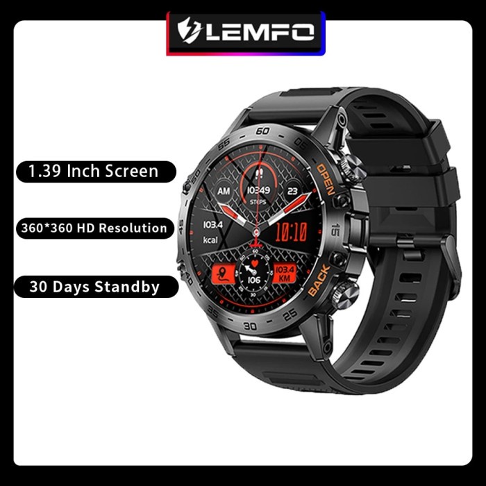LEMFO Smart Watch 2023 Smartwatch Men Bluetooth Call Sport Watch