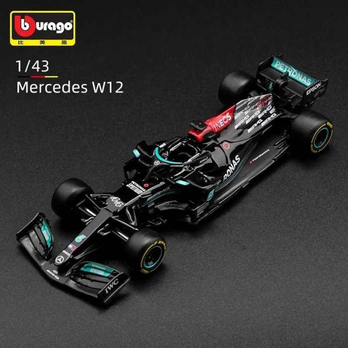 Bburago 1:43 F1 W12 E Performance Mercedes-AMG Racing Model