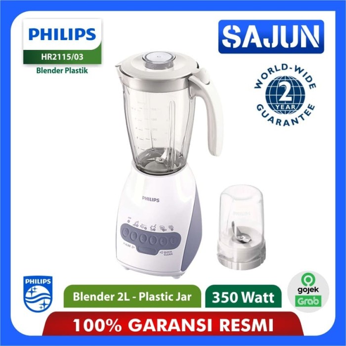 Philips HR2115 Blender Plastik 2 Liter HR-2115