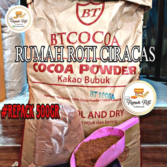

Ready" Bt Cocoa Powder Kakao Bubuk Bt1000A Repack 500Gr Cokelat Choco
