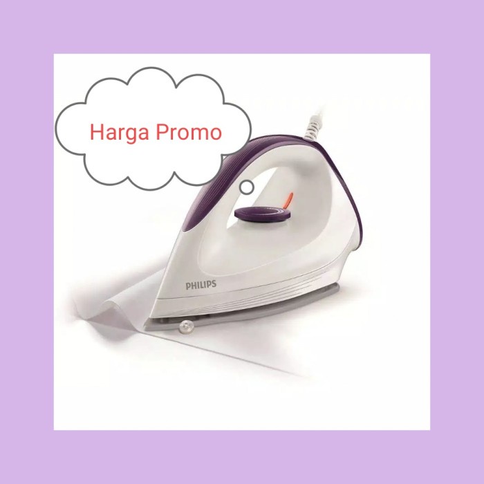 Setrika Philips GC160 Setrika Philips Dry Iron Affinia GC160 GC 160