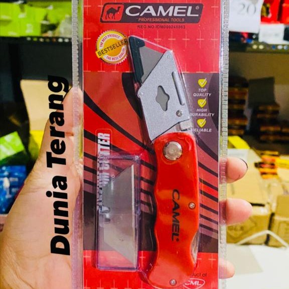 

Pisau Cutter Gipsum CAMEL Cuter HeavyDuty Cutter Karpet Gypsum Cutter