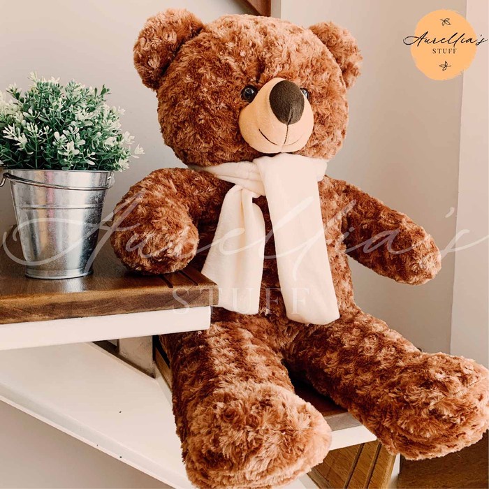 Boneka Teddy Bear (Beruang) Jumbo 120 CM Brown Termurah