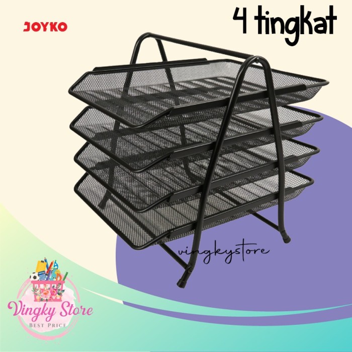 

BARANG TERLARIS Document Tray / Wadah Dokumen Joyko DT-31 4 Tingkat